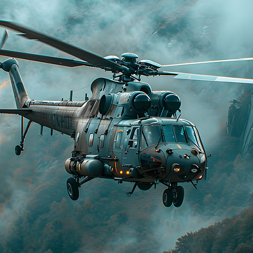 Helicopter flying HD distribution and brokerage services warfighter focused logistics